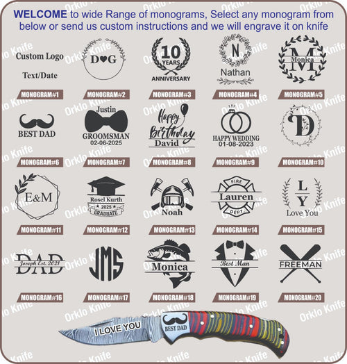 Customized Damascus Pocket Knife Rose Wood Handle Birthday Gift Folding Knife Groomsmen Gift Anniversary Wedding Personalized Best Dad Gift