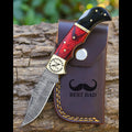 Personalized Handmade Pocket Knife Gift for Men Damascus Knife 10th Anniversary Gift for Husband, Birthday Gift Wedding Groomsmen Gift Lover